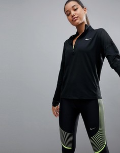 Черный топ Nike Running Dry Flash Element - Черный
