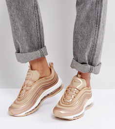 Кроссовки металлик Nike Air Max 97 Cashmere - Кремовый