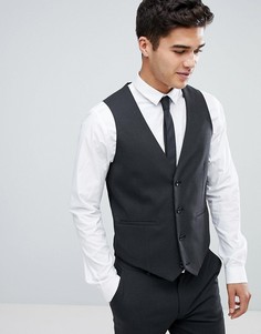 Темно-серый жилет скинни ASOS - Серый