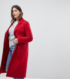 Пальто из смешанной шерсти Helene Berman Plus - Красный
