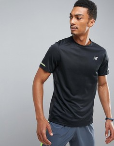 Черная футболка New Balance Running Impact MT63223BK - Черный