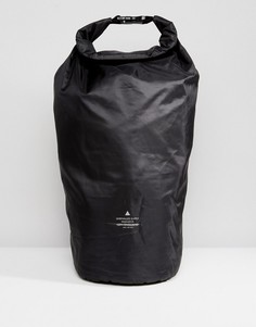 Черный рюкзак с нашивкой и застежками-зажимами ASOS - Черный