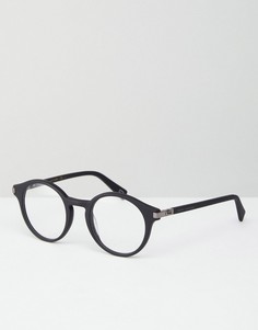 Круглые очки с прозрачными стеклами Marc Jacobs - Черный