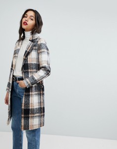 Пальто в клетку River Island - Мульти