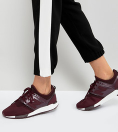 Бордовые кроссовки New Balance 247 - Красный