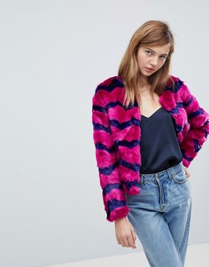 Куртка из искусственного меха Unreal Fur Abracadabra - Фиолетовый