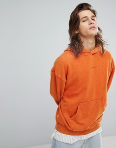 Оверсайз-худи с маленьким логотипом на груди Fairplay - Оранжевый
