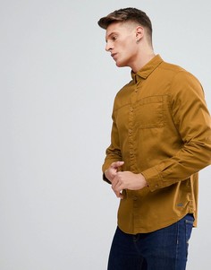 Рубашка горчичного цвета с карманом Esprit - Желтый