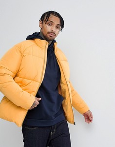 Желтая дутая куртка из ткани рипстоп ASOS - Желтый
