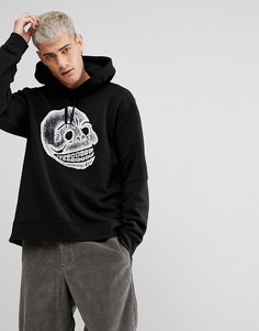 Худи черного цвета с логотипом в виде черепа Cheap Monday - Черный
