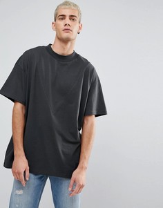 Черная футболка со вставками Cheap Monday Apart - Черный