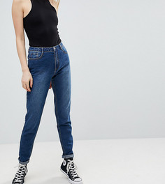 Джинсы в винтажном стиле с завышенной талией Missguided Tall Riot - Синий