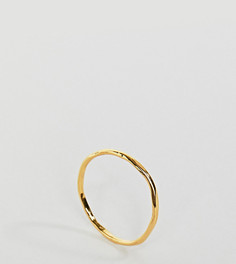 Кольцо из позолоченного серебра ASOS - Золотой