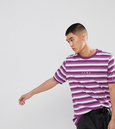 Фиолетовая футболка в полоску Puma эксклюзивно для ASOS - Фиолетовый