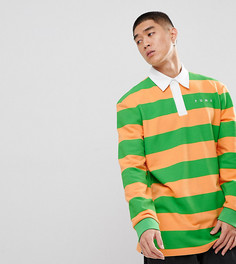Оранжевая рубашка регби в полоску Puma эксклюзивно для ASOS - Оранжевый