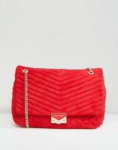 Красная стеганая сумка на плечо Valentino by Mario Valentino - Красный