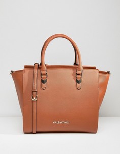 Светло-коричневая сумка-тоут Valentino by Mario Valentino - Рыжий