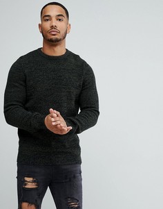 Джемпер цвета хаки с вафельной вязкой New Look - Красный