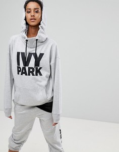 Серый худи с логотипом Ivy Park - Серый
