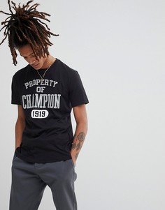 Футболка с логотипом Champion - Черный