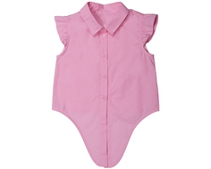 Блуза для девочки Barkito, &quot;Тропики 1&quot;, розовая