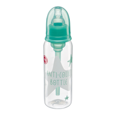 Бутылочка Happy Baby антиколиковая с силиконовой соской с рождения, 250 мл