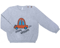 Свитер для мальчика Barkito &quot;В путь 2&quot;, серый