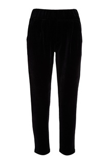 Черные велюровые брюки Manouk