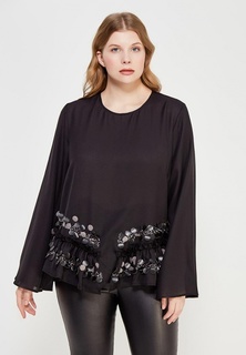 Блуза LOST INK PLUS SWING TOP WITH PU SEQUINS
