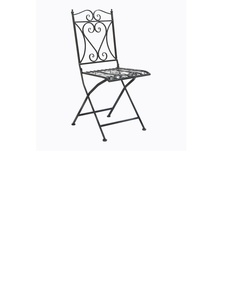 Складной прямоугольный стул «тюильри» (черный антик) (object desire) черный 40.0x94.0x47.5 см.