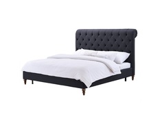Кровать oxford 160*200 (ml) серый 173x120x222 см. M&L