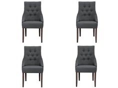 Комплект из 4 стульев classic (myfurnish) серый 52x102x70 см.