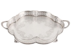 Поднос algarve (to4rooms) серебристый 41.0x7.0x24.0 см.