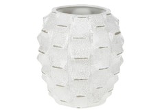 Ваза декоративная (farol) белый 21x24.0 см.