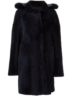 двубортная шуба Guy Laroche