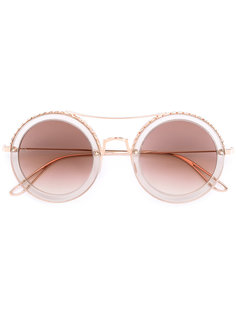 солнцезащитные очки круглой формы Elie Saab