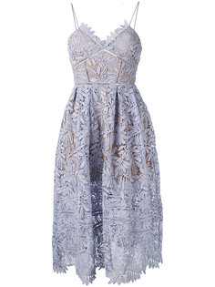 платье с вышивкой Self-Portrait