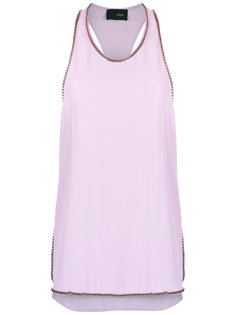 chain embellished top Andrea Bogosian