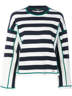 свитер в полоску Dsquared2