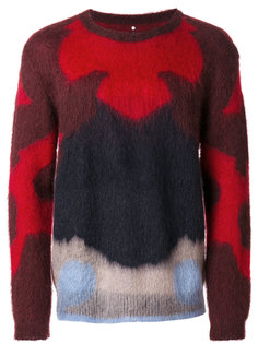 трикотажный свитер дизайна "колор-блок" Oamc
