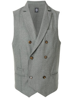 двубортный жилет Eleventy