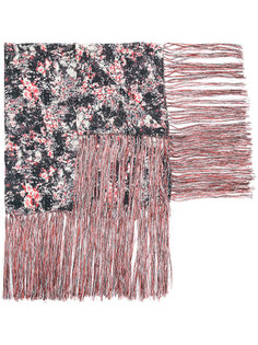 шарф с цветочным принтом и кисточками Isabel Marant