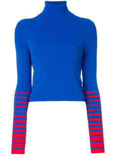 свитер-водолазка с полосками на рукавах  Tommy Hilfiger