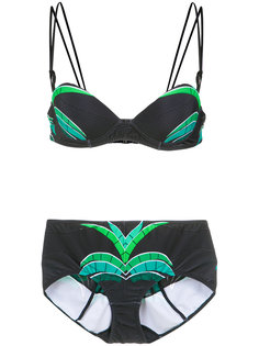 tropical print bikini set Amir Slama
