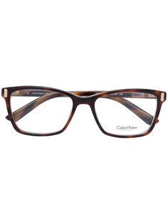 square frame glasses Calvin Klein