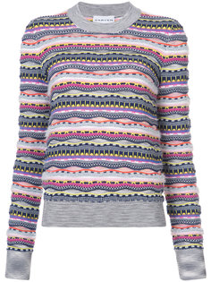 трикотажный джемпер с узором  Carven
