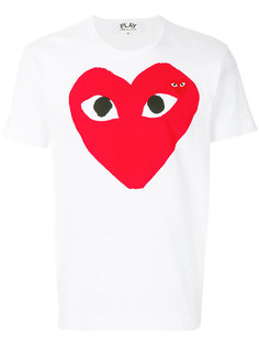 футболка с принтом-логотипом Comme Des Garçons Play
