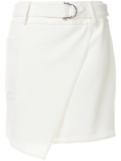 юбка асимметричного кроя с поясом DKNY