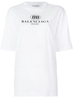 футболка с принтом логотипа Balenciaga