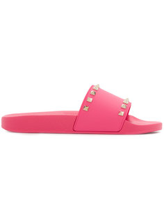 шлепанцы Rockstud Valentino Garavani  Valentino
